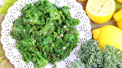 Sauteed Kale with Lemon and Garlic