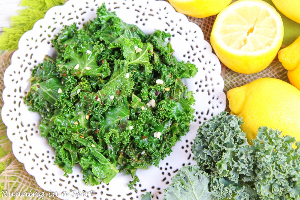 Sauteed Kale with Lemon and Garlic