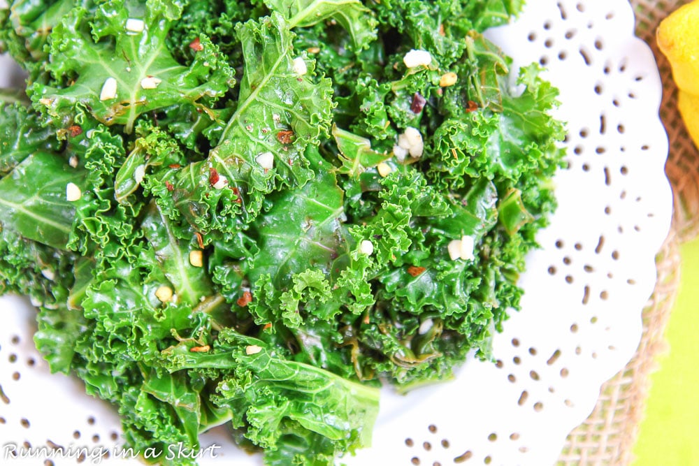 Sauteed Kale with Lemon and Garlic