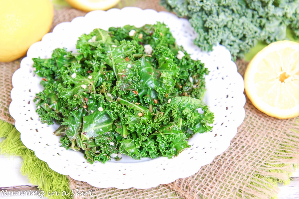 Sauteed Kale with Lemon and Garlic