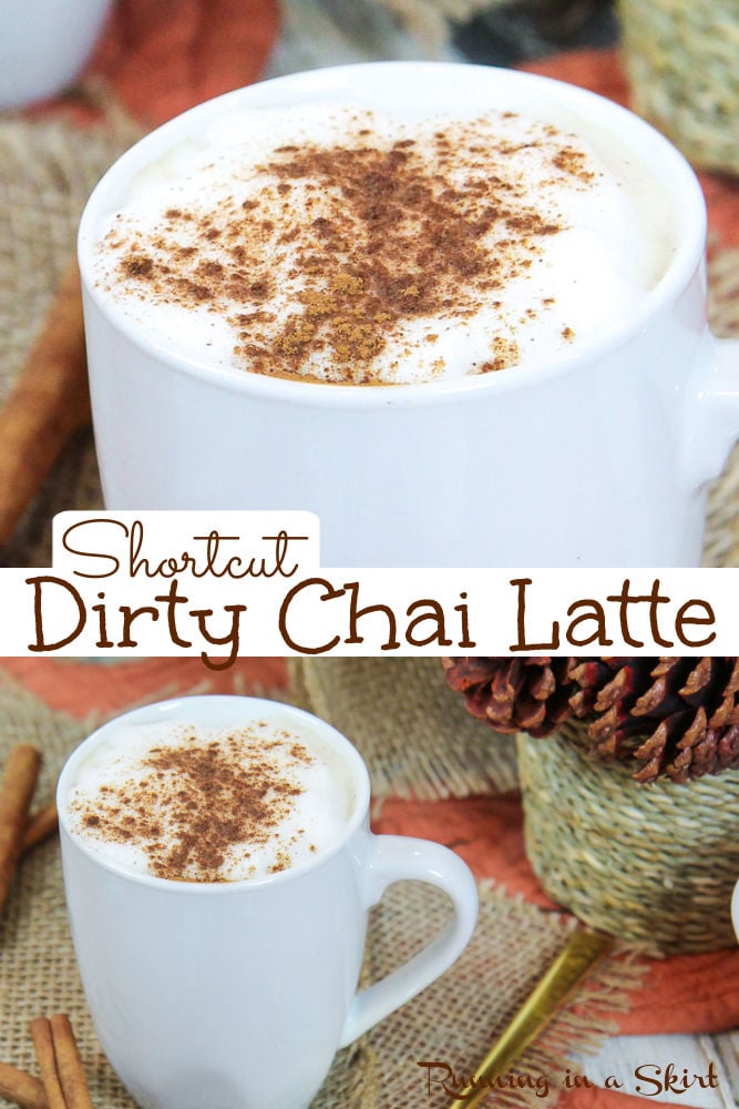 Dirty Chai Latte Pinterest Pin Collage