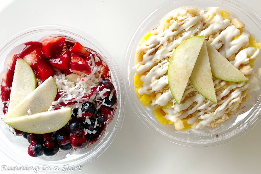 Al's Aloha Kitchen acai bowls - best food in Hilton Head SC.