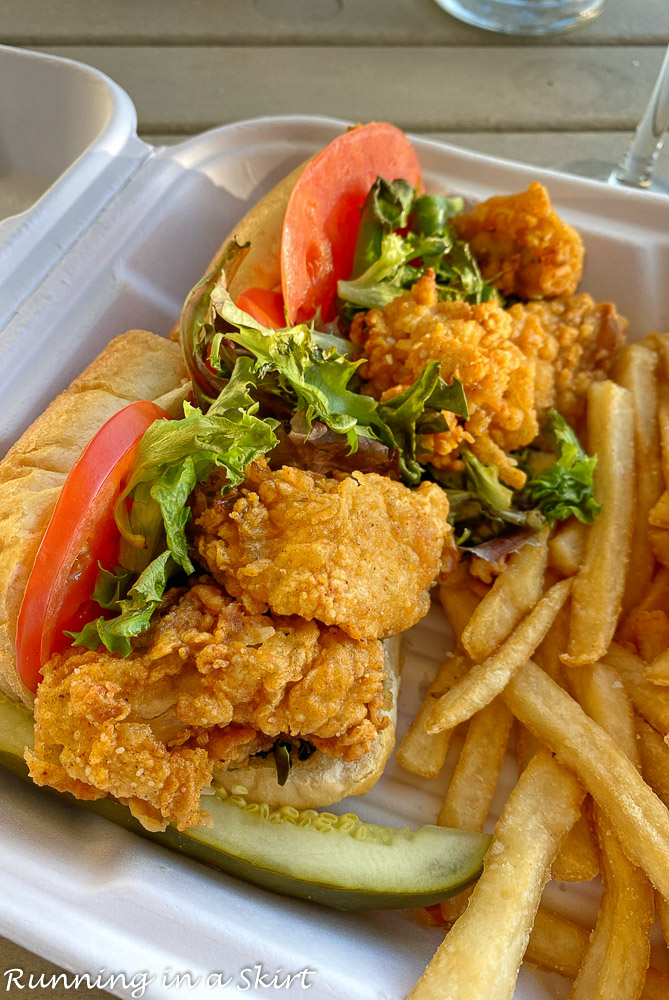 Sea Pines Delivery Oyster Po Boy