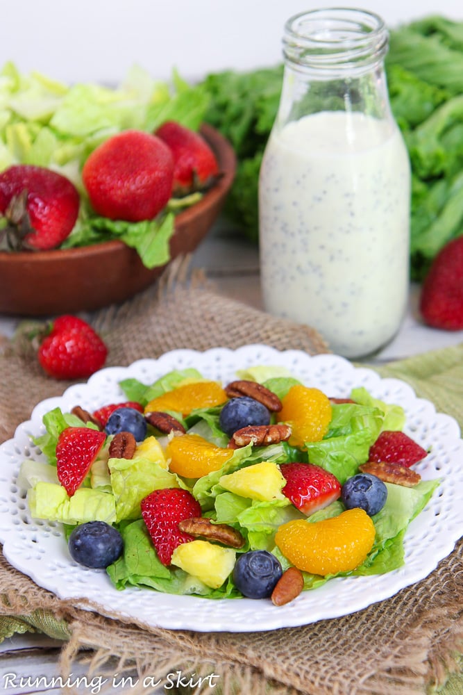 Ingredients on a plate.