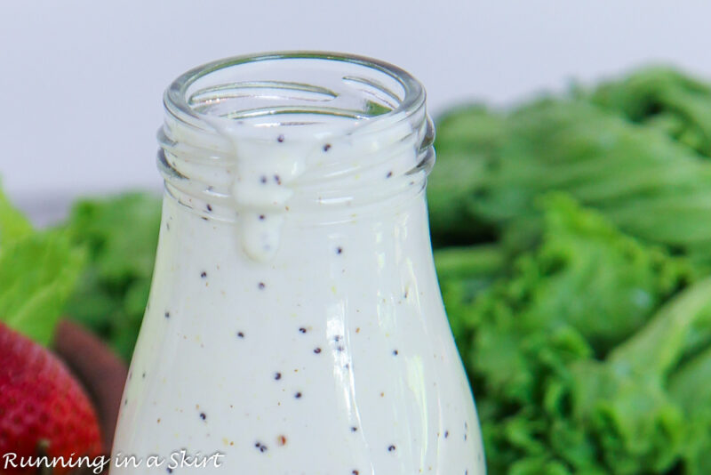 Greek Yogurt Poppyseed Dressing recipe Healthy & 5 Ingredients
