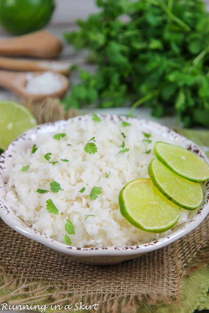 Cilantro, Lime and Coconut Rice