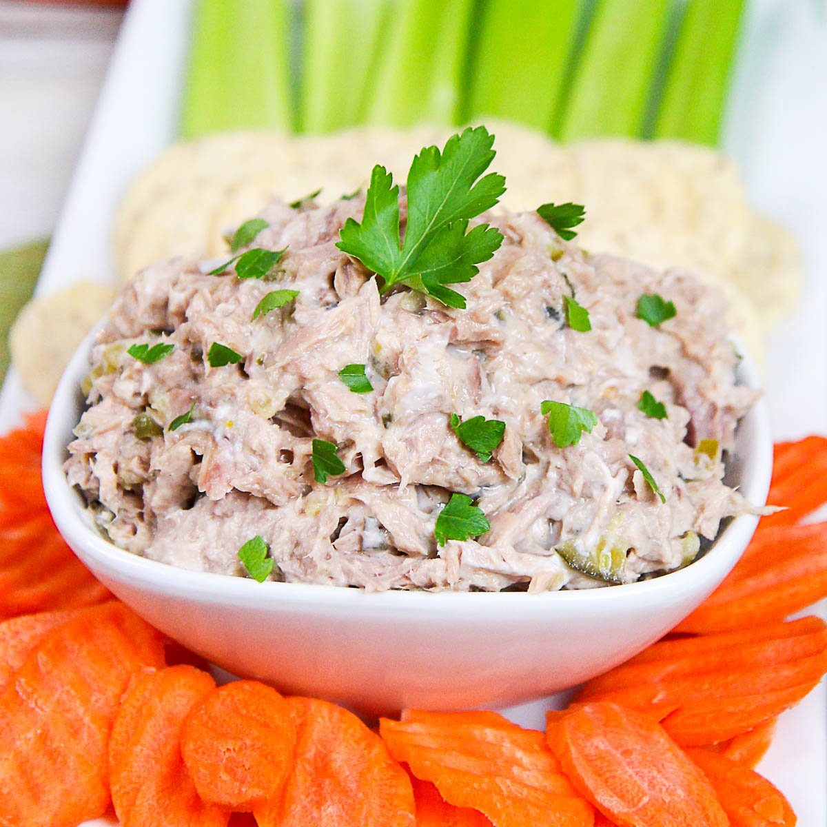 Healthy Tuna Salad with Greek Yogurt Only 3 Ingredients!
