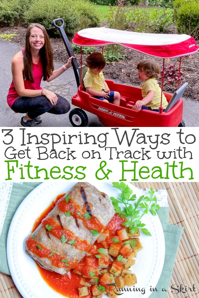 Health & Fitness Inspiration - 3 Inspiring Ways to Get Back on Track with Fitness and Health. Including motivational ways to include healthy living, healthy eating, mental well being, and exercise in your daily life. / Running in a Skirt #fitness #healthyliving #FocusonFitness #health #vegan @YourRingHero @veestrofood @benononsense @nature_valley @ancientnutrition via @juliewunder