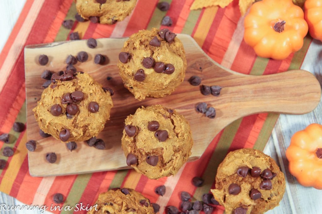 3 Ingredient Pumpkin Muffins with Cake Mix