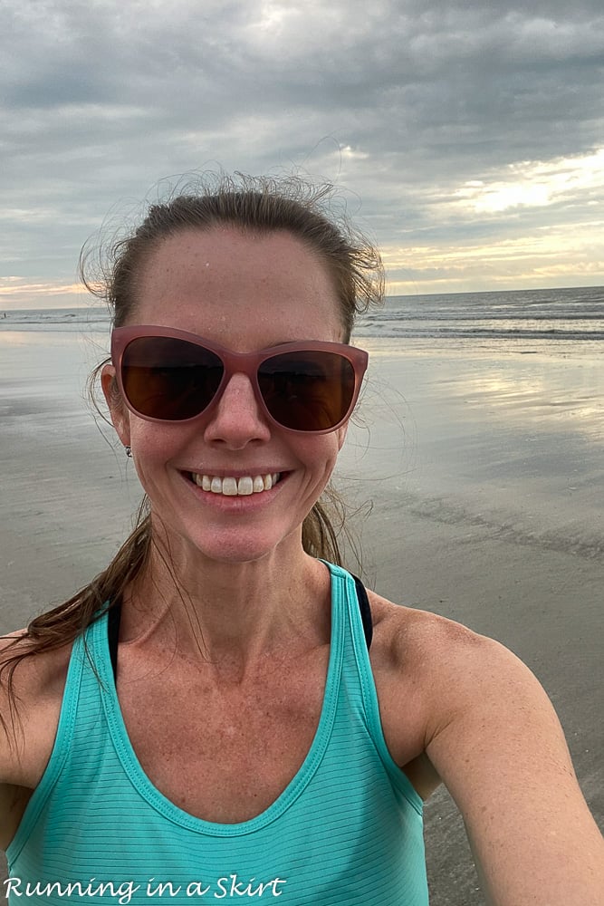 Beach running on Kiawah Island.