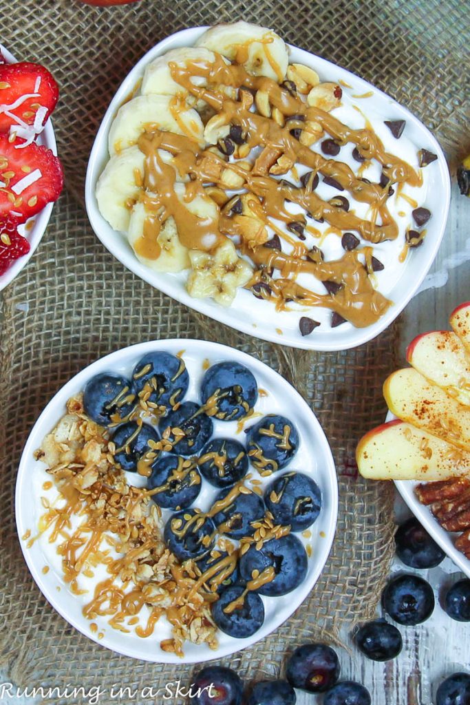 Greek yogurt dessert bowl ideas