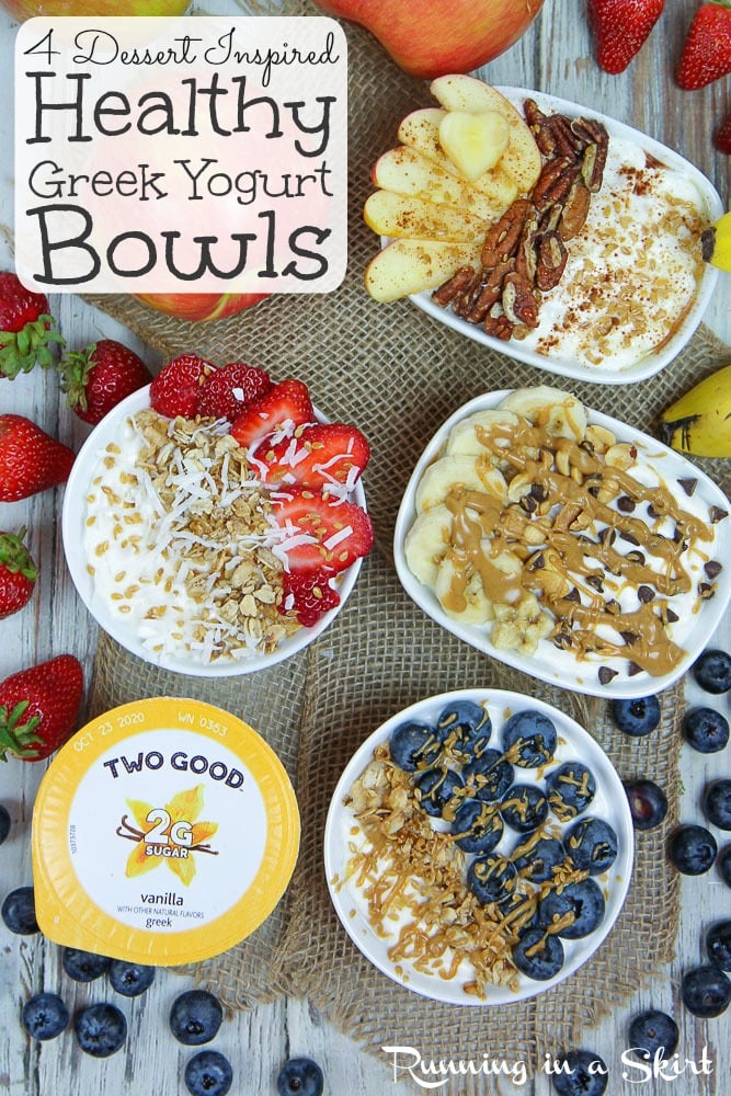 Greek Yogurt Bowl Ideas Recipe Pin