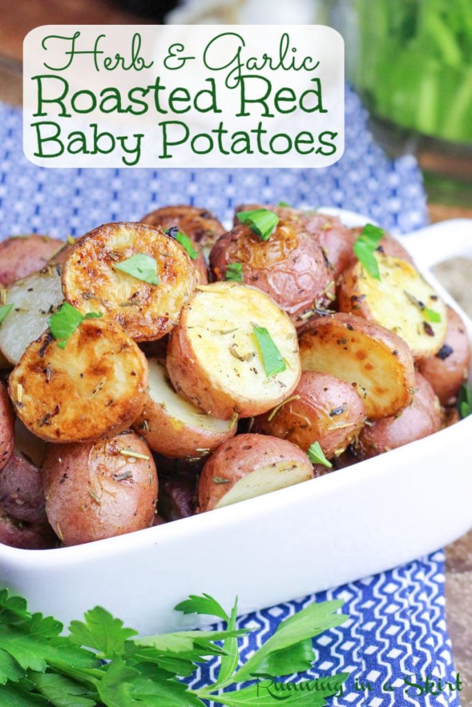 Oven Roasted Baby Red Potatoes Pinterest Pin