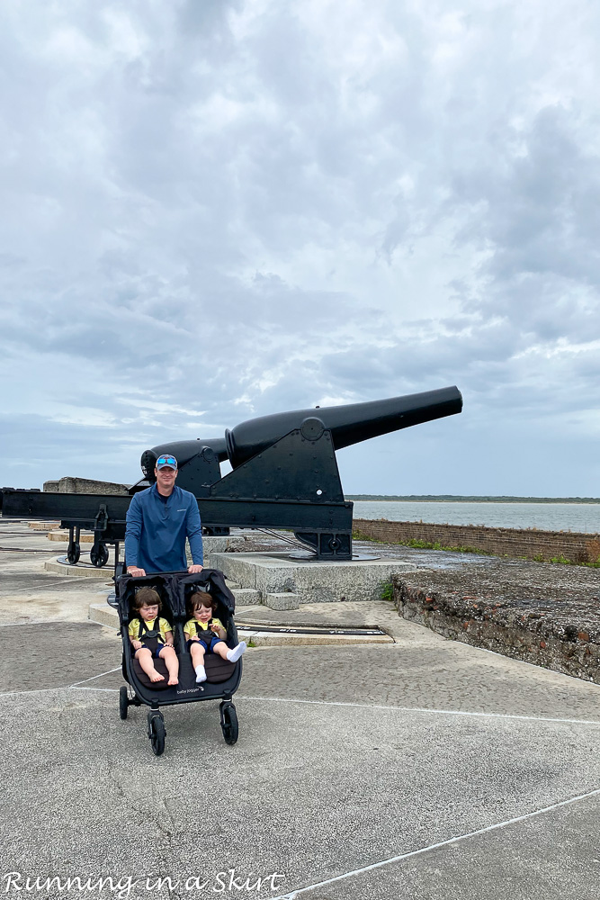 Cannons at Fort Clinch.