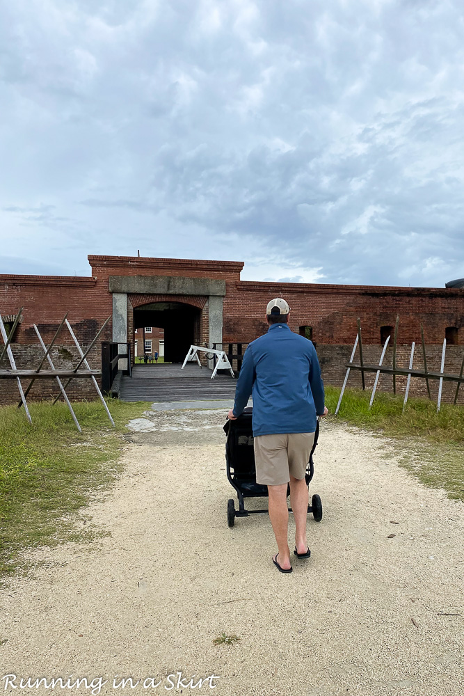 Entrance to Fort Clinch State Park.