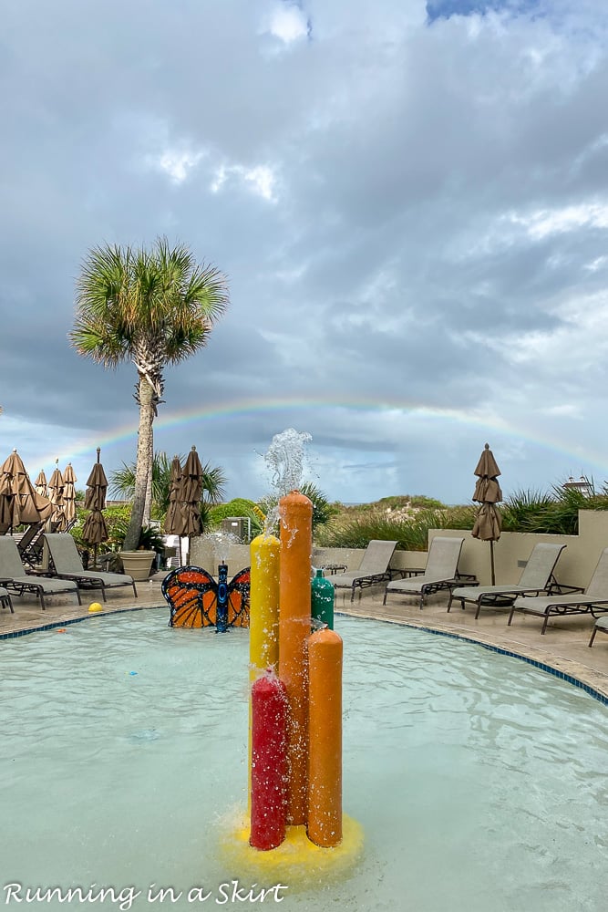 Rainbow at Ritz Amelia Island Pool