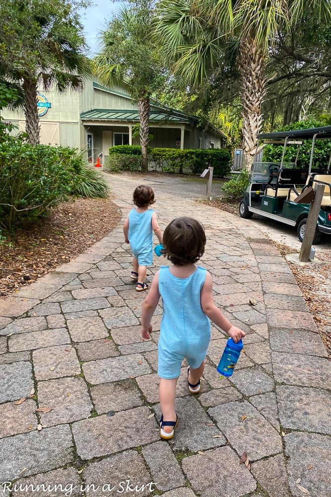 Amelia Island Plantation walkway.