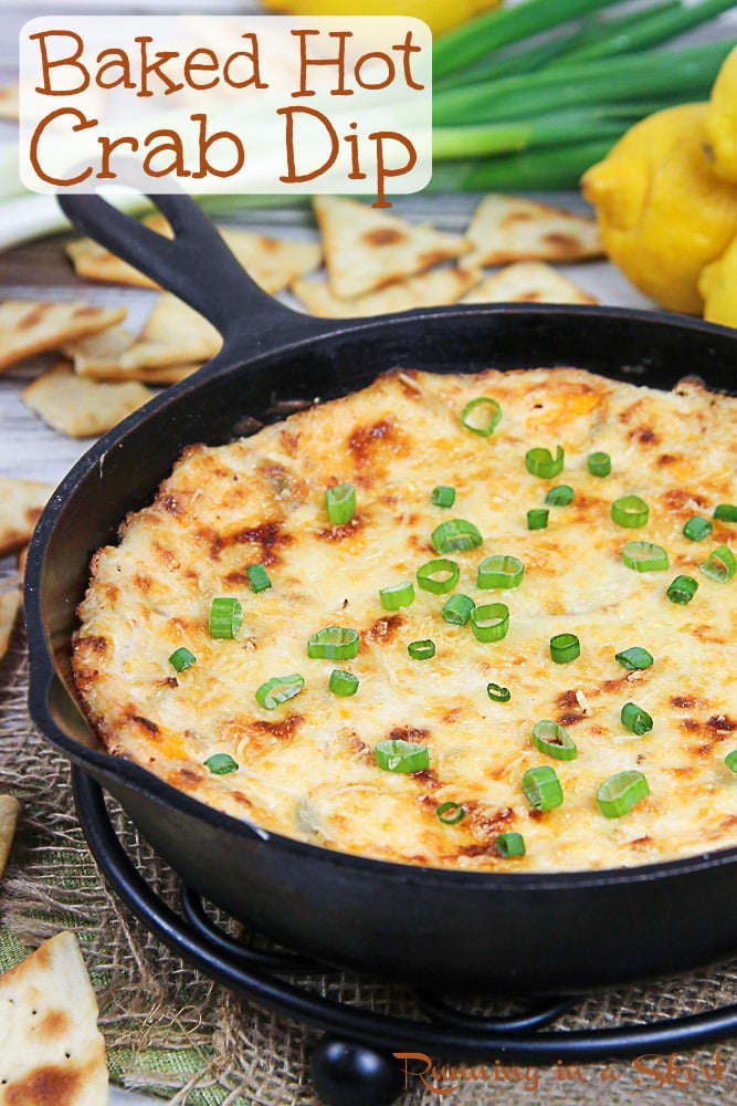 Hot Crab Dip recipe pinterest pin