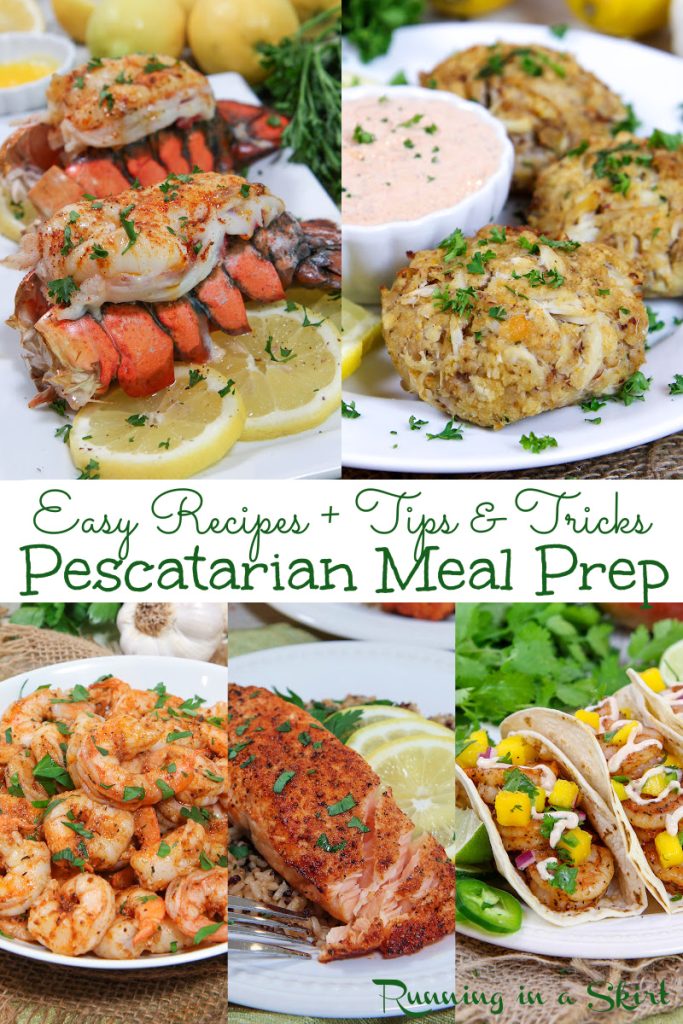Pescatarian Meal Prep Pinterest Pin