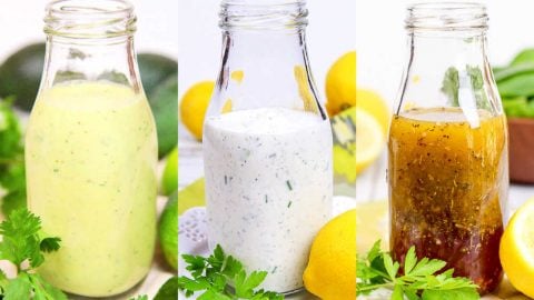 Trio of Healthy Homemade Salad Dressings