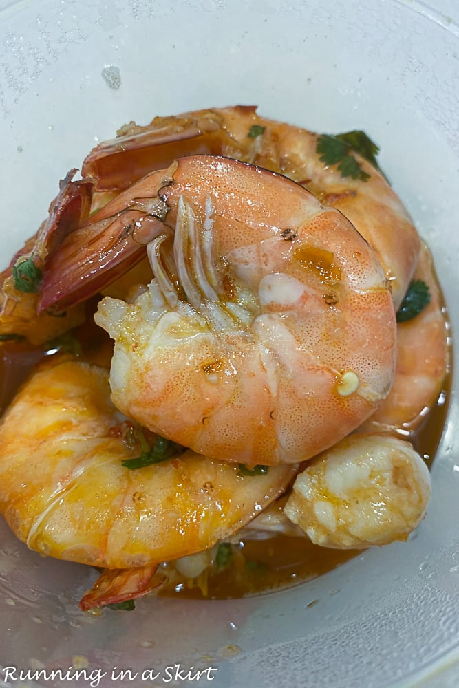 Yucatan Shrimp from Doc Fords on Sanibel Island Florida