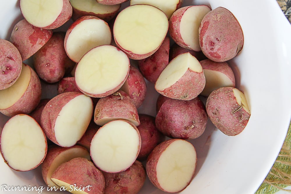 Roasted Potatoes {Everything Bagel Seasoned} - Two Peas & Their Pod
