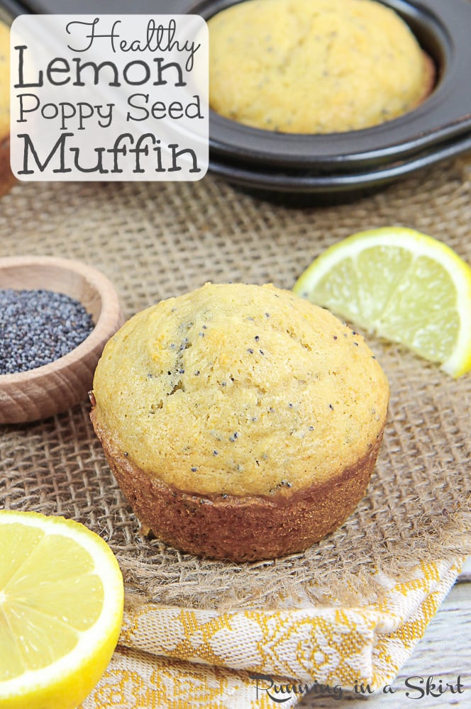 Healthy Lemon Poppy Seed Muffin Pinterest Pin