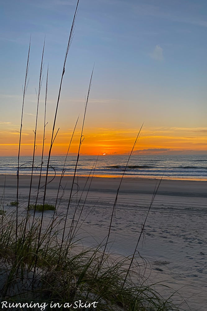 Sunrise Amelia Island Beach.