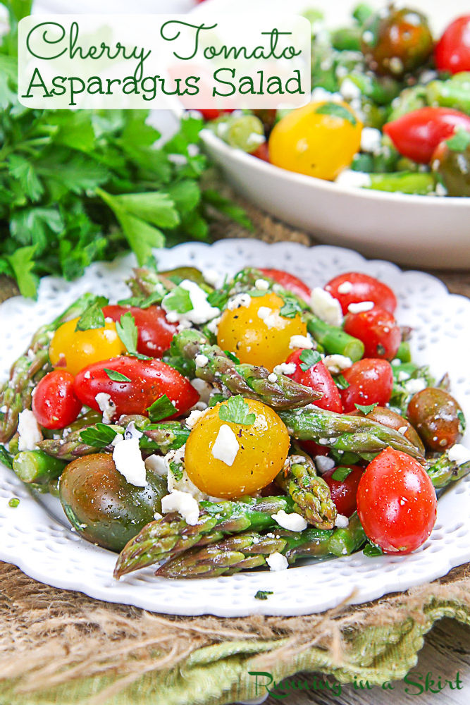 Asparagus and Tomato Salad pin