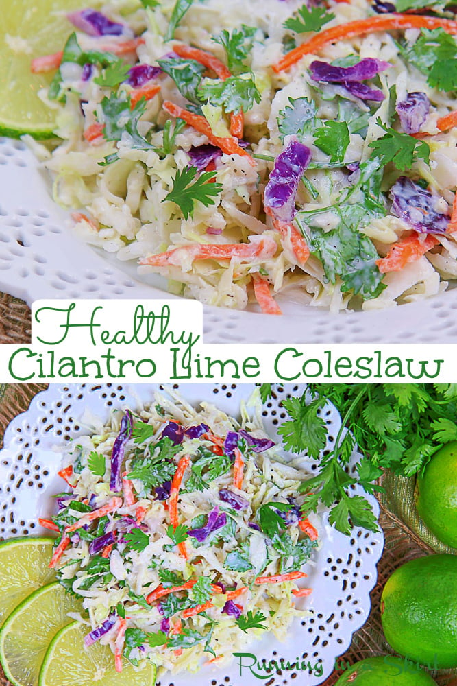 Cilantro Lime Coleslaw via @juliewunder