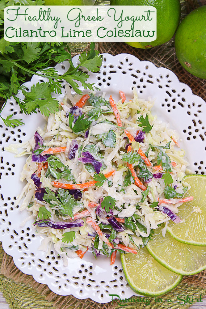 Cilantro Lime Coleslaw Pinterest Pin