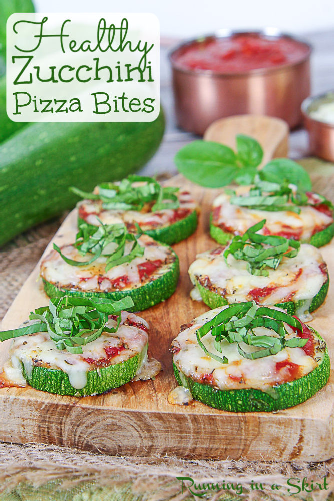 Zucchini Pizza Bites pinterest pin.