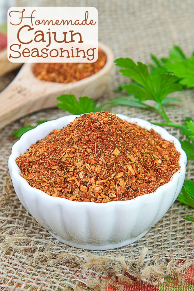 Best Cajun Seasoning Pinterest Pin.