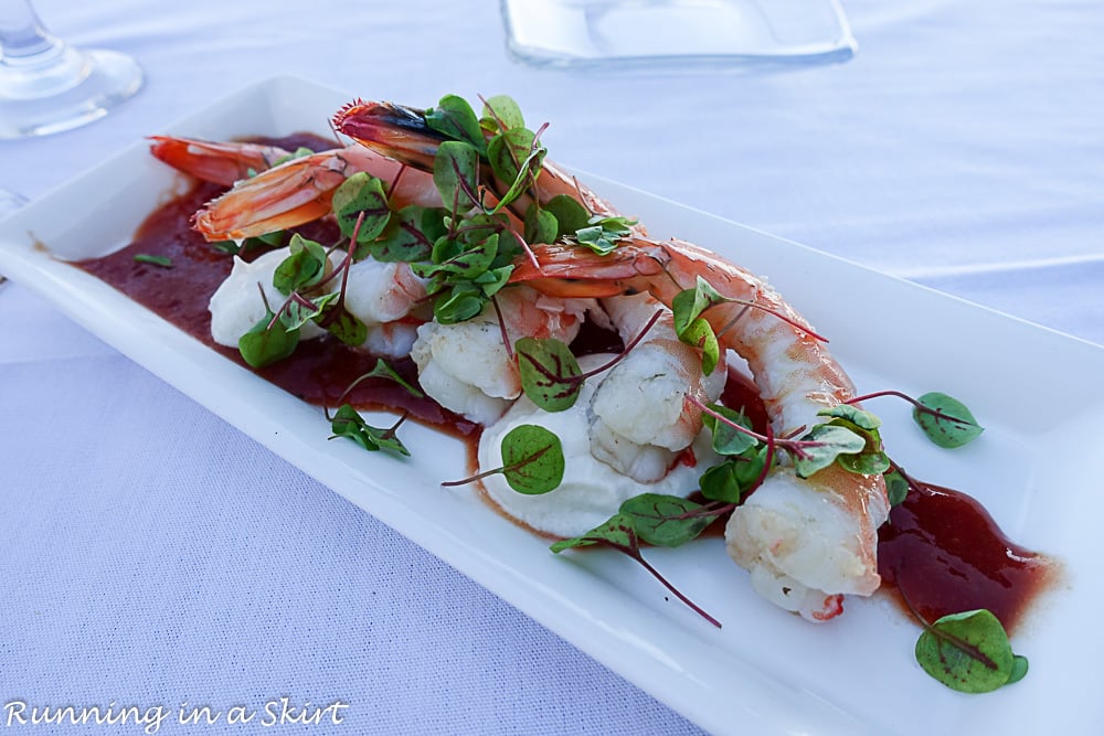 Best restaurants in Destin FL - Beach Walk Shrimp Appetizer