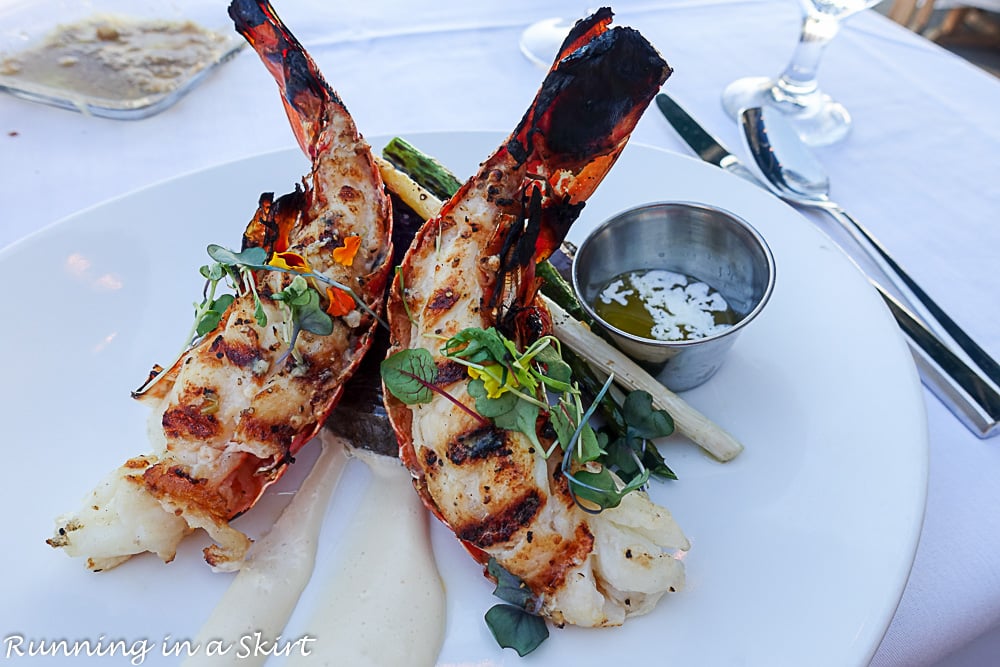 The Beach Walk Restaurant in Destin lobster.