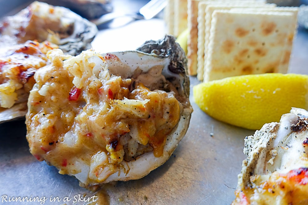 Boshamps in Destin FL Baked Oysters