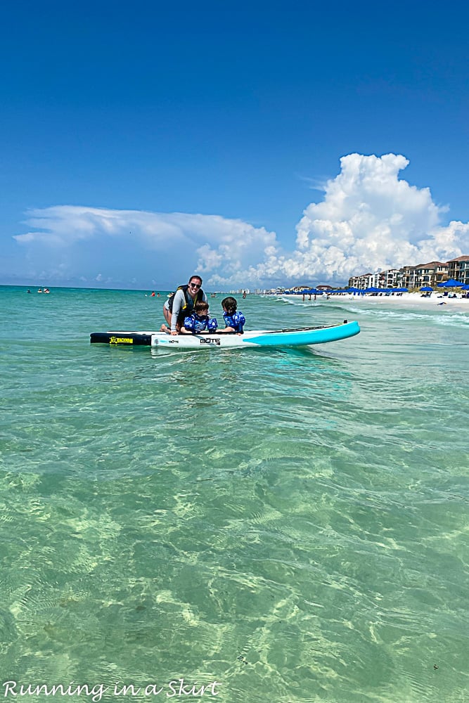 Destin Florida Paddle boarding.