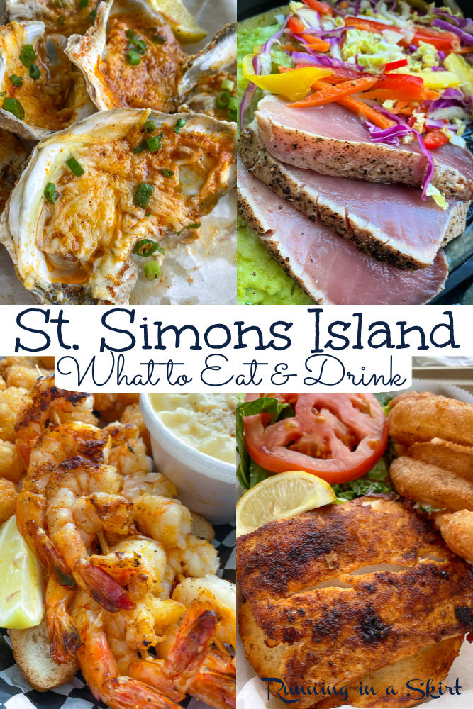 St. Simons Island, Georgia - Restaurants - The Best Places to Eat including a guide to the top 20 restaurants on the island including seafood, southern food, breakfast, lunch and dinner plus fine dining with a view. Curious where to eat and drink on Saint Simons Island? Start here! / Running in a Skirt #ssi #stsimonsisland #georgiatravel #foodietravel via @juliewunder