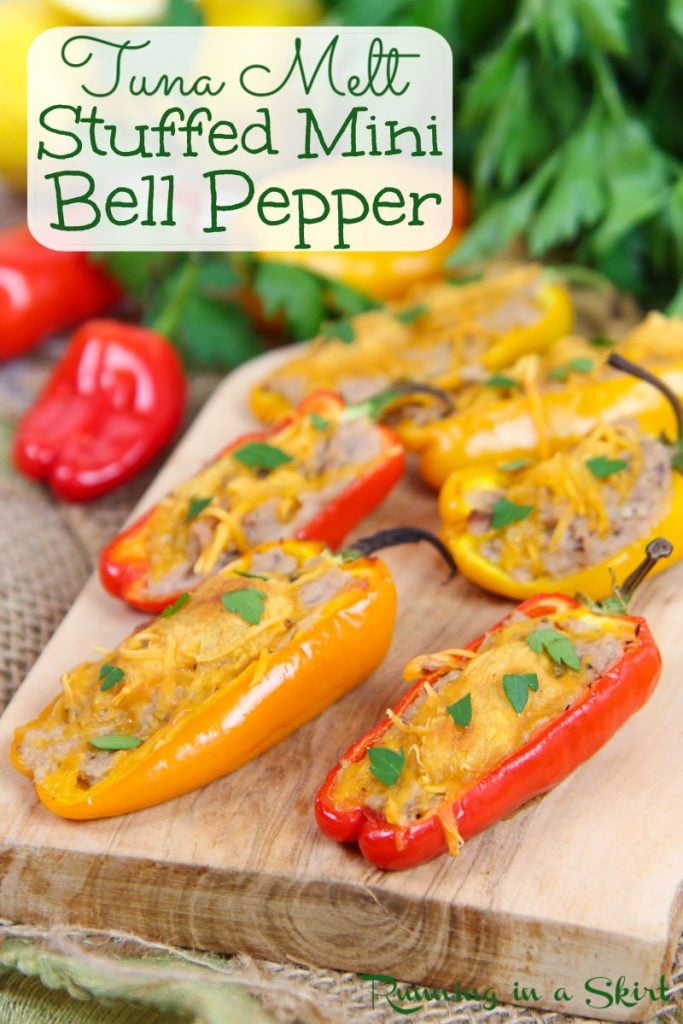 Tuna Stuffed Peppers and Tuna Melt Stuffed Mini Bell Peppers Pinterest Pin