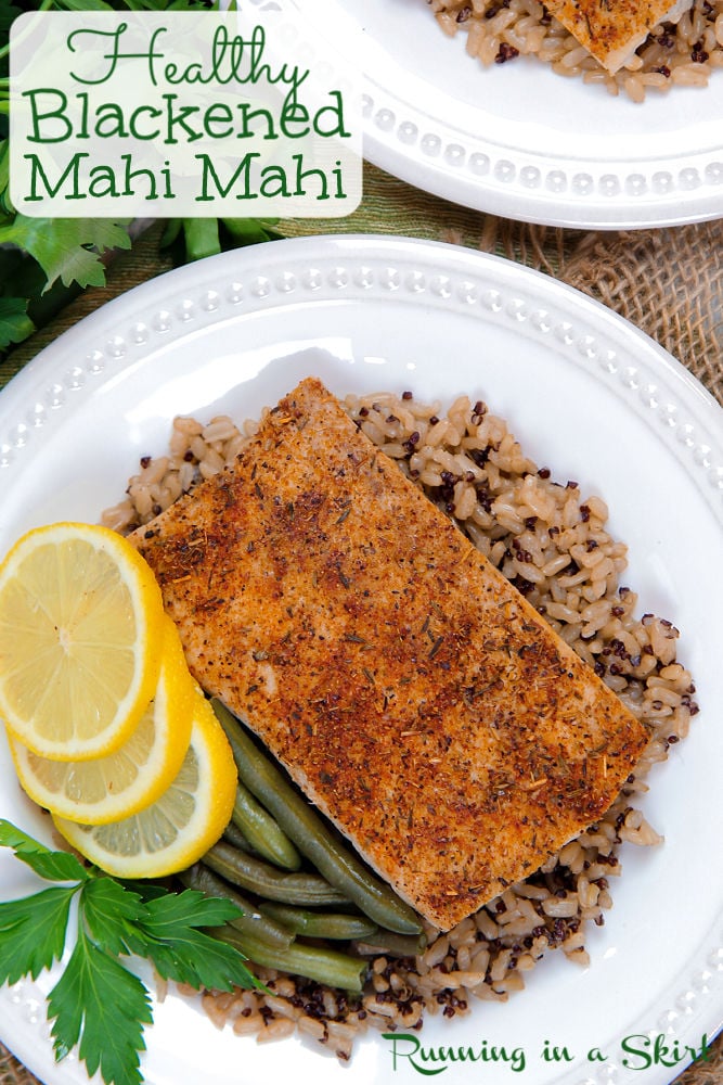 Healthy Blackened Mahi Mahi