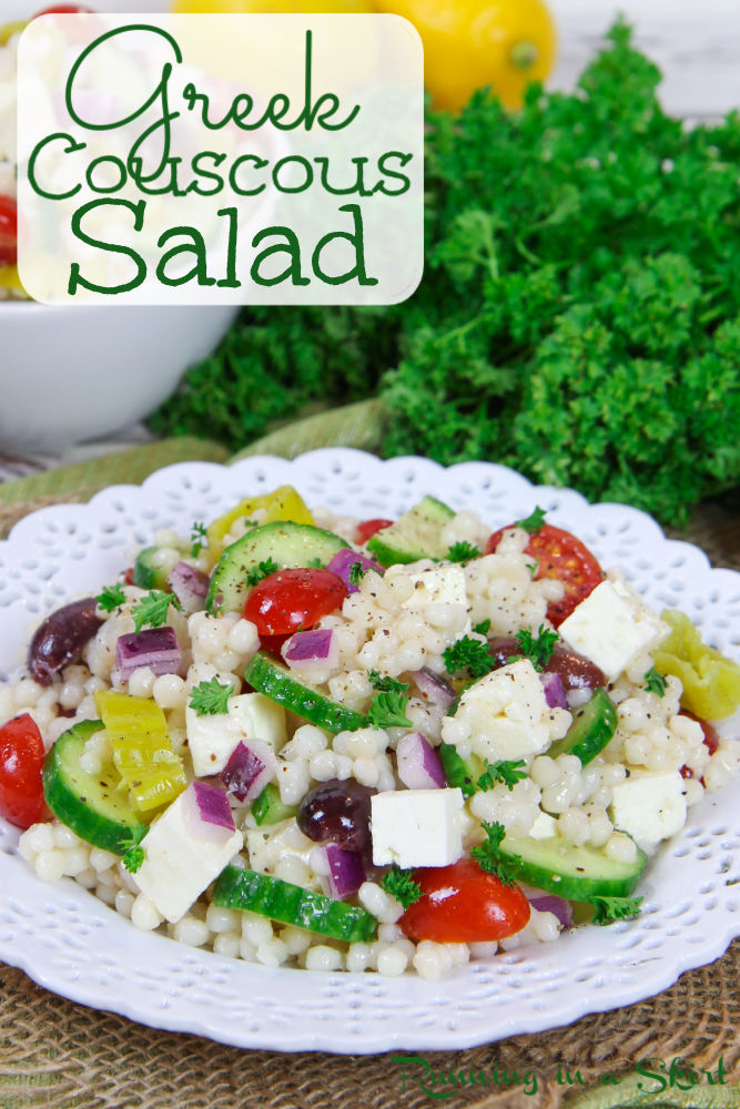 Greek Couscous Salad Pinterest Pin