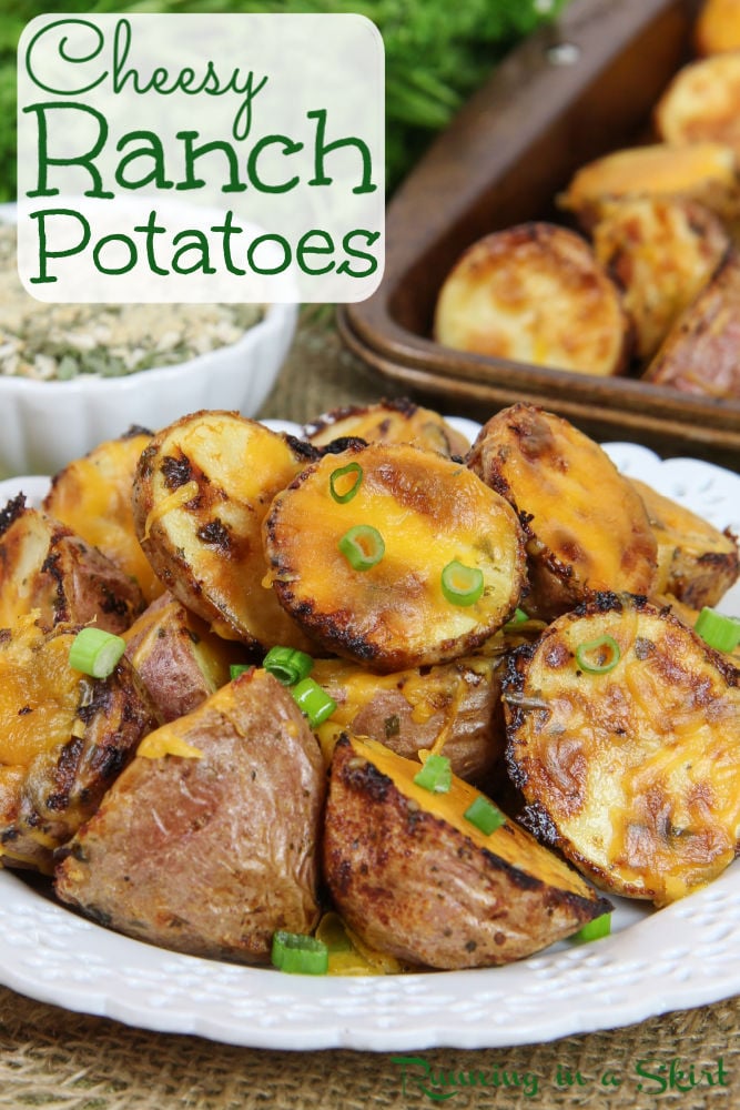 Cheesy Ranch Potatoes Pinterest Pin