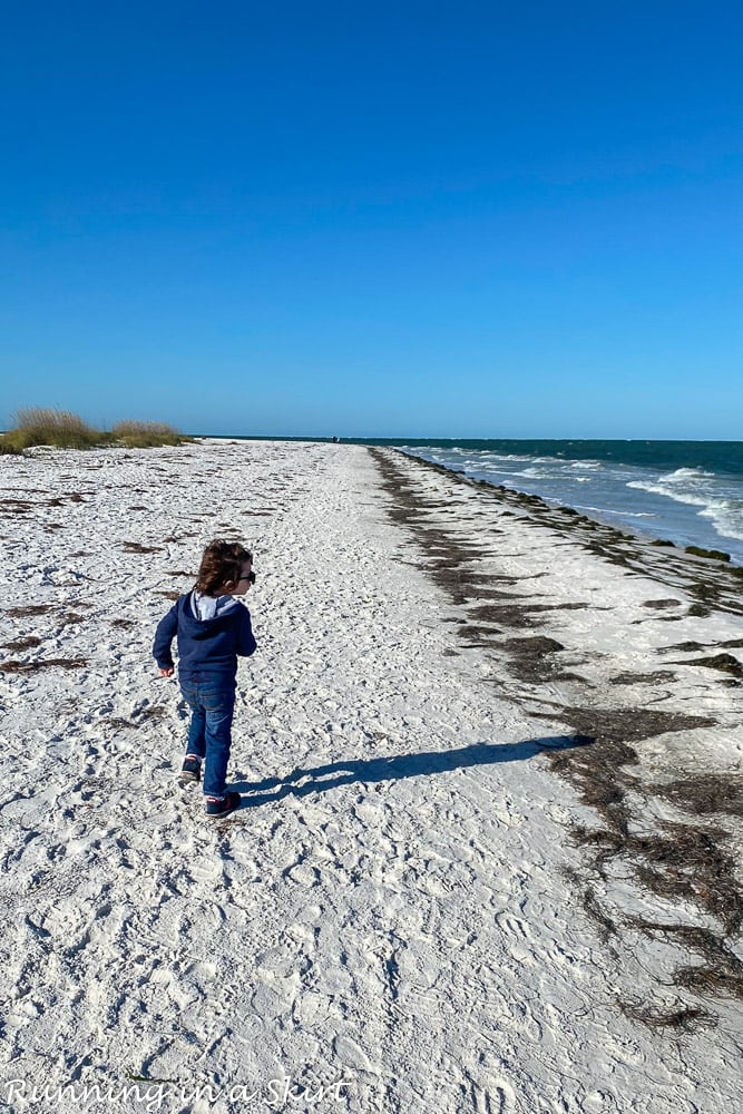 Beach at Bean Point on Anna Maria Island.