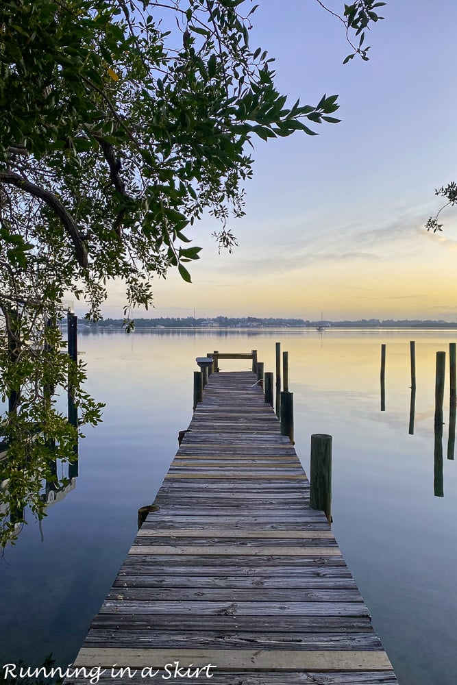 Sunrise on Sarasota Bay.