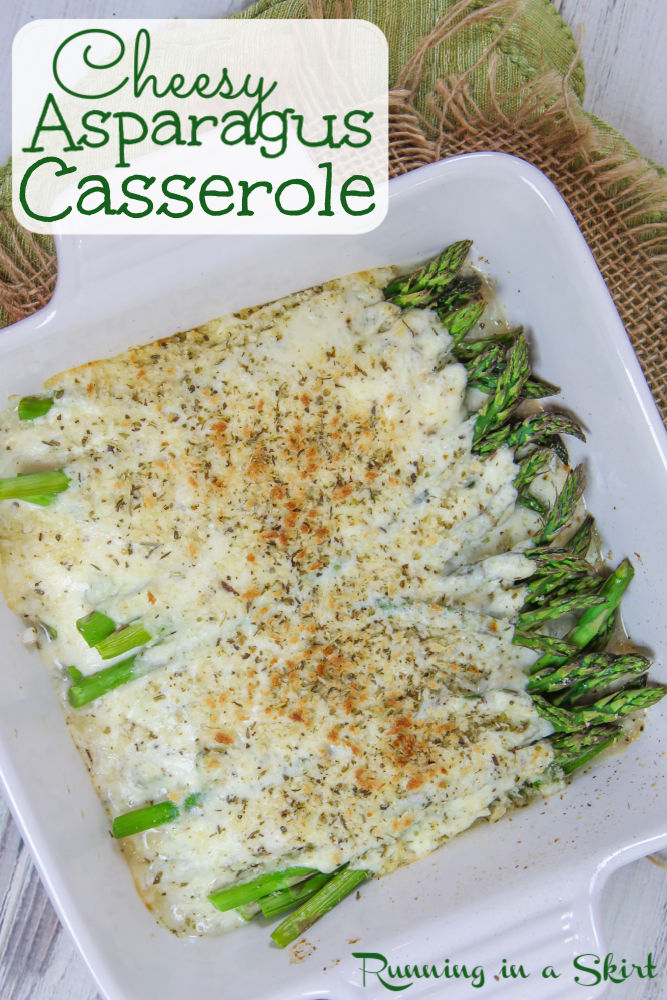Cheesy Asparagus Casserole Pinterest Pin