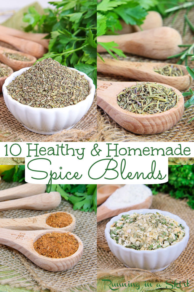 10 Healthy & Homemade Spice Blends Pinterest Pin 2