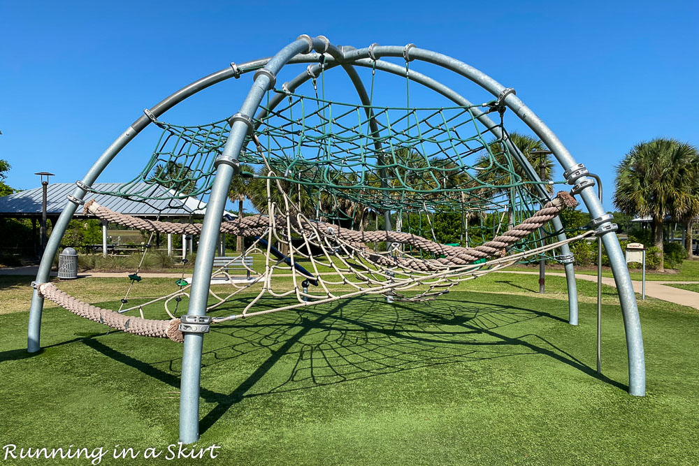 Play area at Egan's Creek Greenway