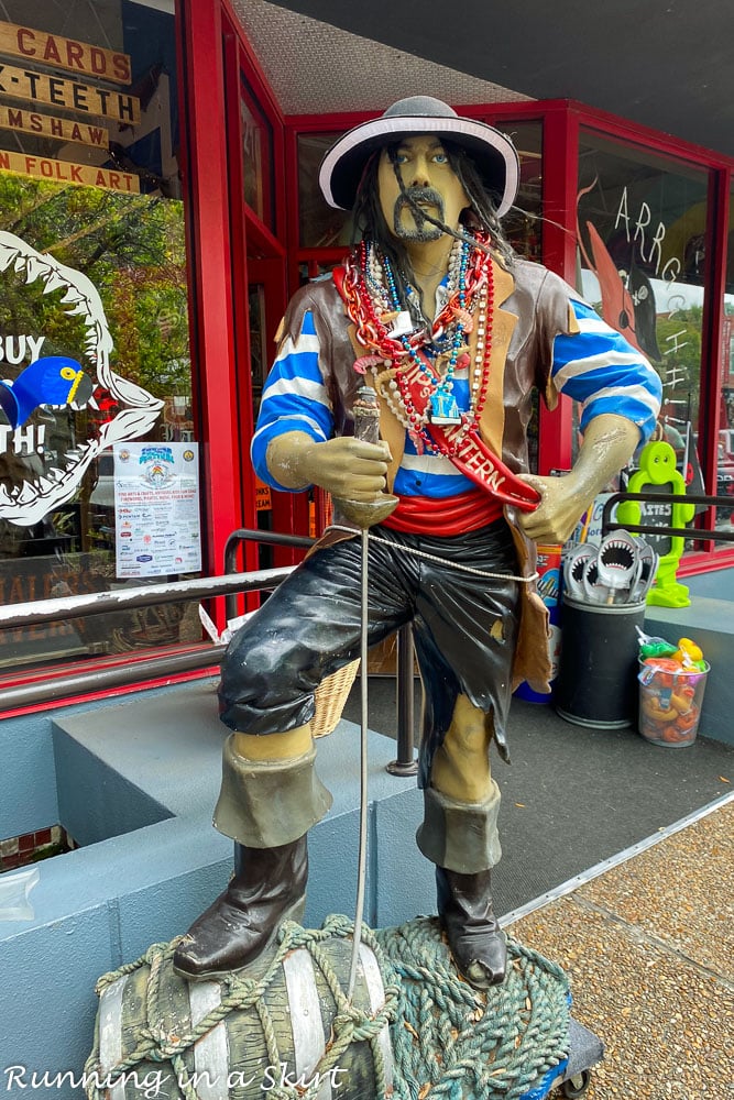 Pirate Statue on Amelia Island