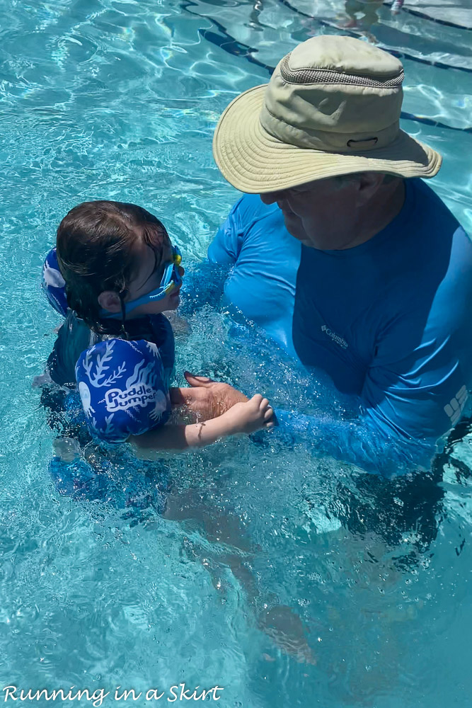 Amelia Island Things to Do with Kids - play in the pool.