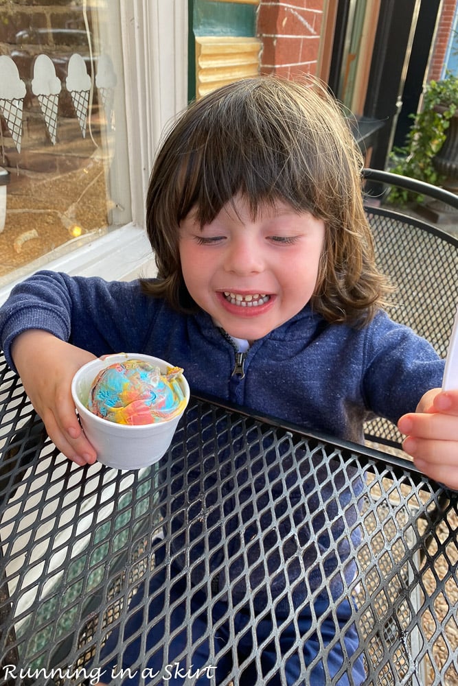 Amelia Island Things to Do with Kids- Get Ice Cream